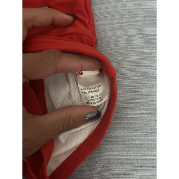 Women's-One Piece-Red Bathing Suit-Adjustable Straps-by Rotita-Size Small-NWOT - Picture 8 of 13